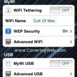 Turn your iPhone 4 into a Wi-Fi HotSpot with MyWi 4.0 application