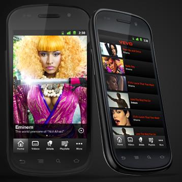 VEVO app Android