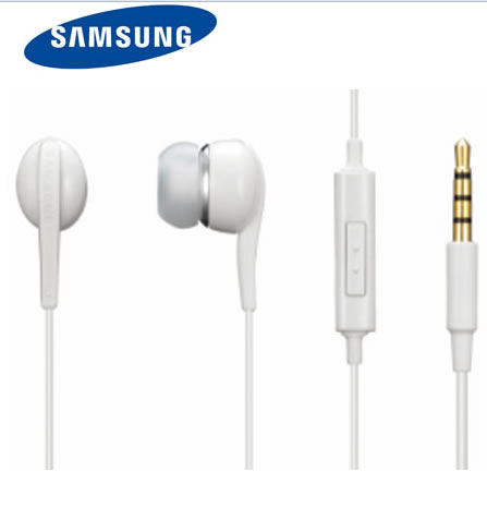 Samsung Galaxy Tab white earphones