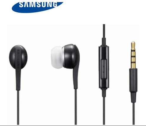 Samsung Galaxy Tab black earphones