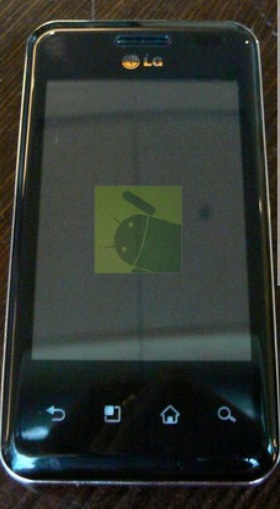 LG E720 runs Android 2.2
