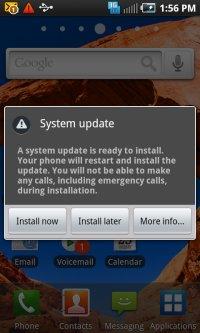 Samsung Epic 4G update 1
