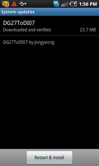 Samsung Epic 4G update