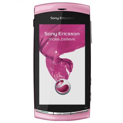 Sony Ericsson Vivaz Pink Front view