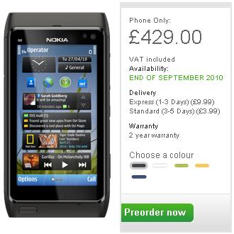Nokia N8 Pre-Order UK